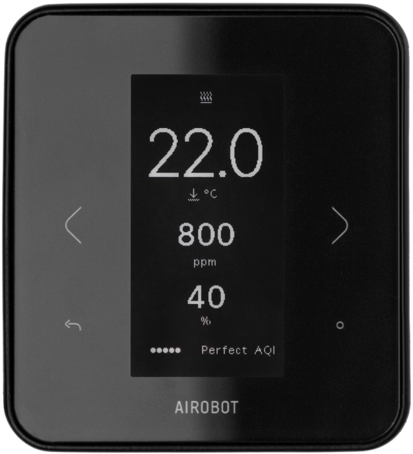 Termostaat Airobot TE1 230V WiFi CO2 anduriga must